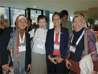 インドネシアの研究者とDr.Myat Thida