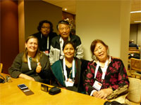 森元夫妻とノルウェー、ネパール、台湾のIDEA代表者たち